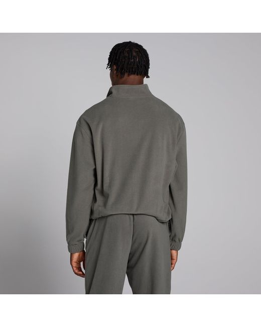 Mp Gray Zip Through Fleece for men