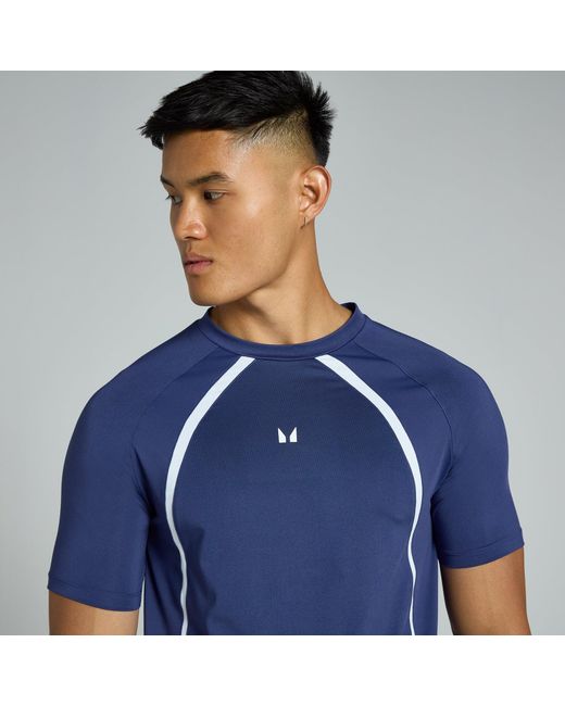 Mp Blue Teo Panel T-Shirt for men