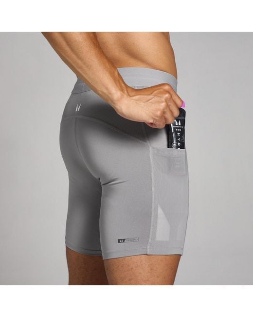 Mp Gray Teo Coression Shorts for men