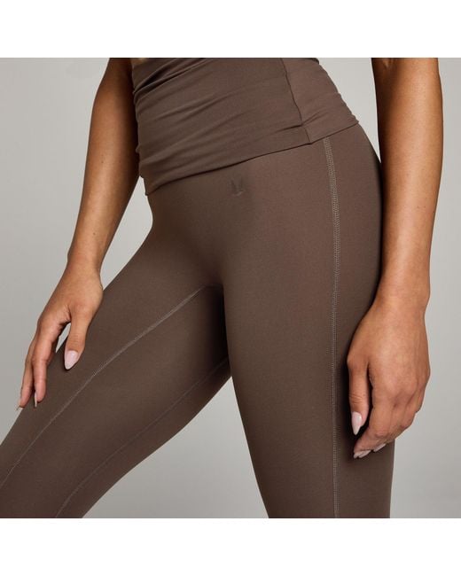Mp Brown Studio Fold Over Legging