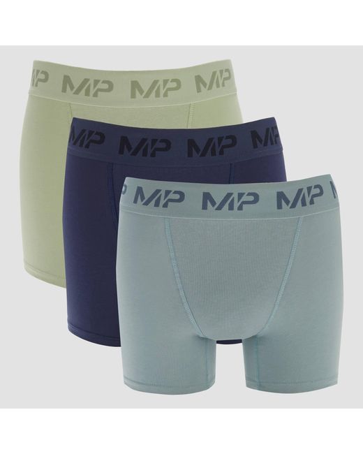 Mp Blue Boxers (3 Pack) for men
