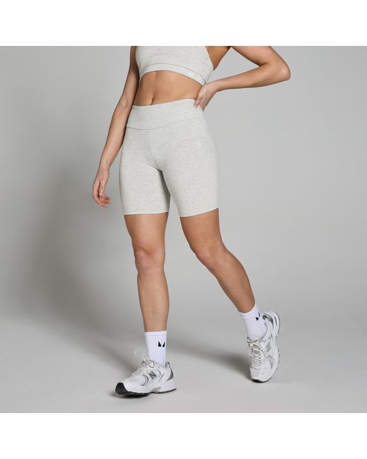 Mp Gray Basic Cycling Shorts