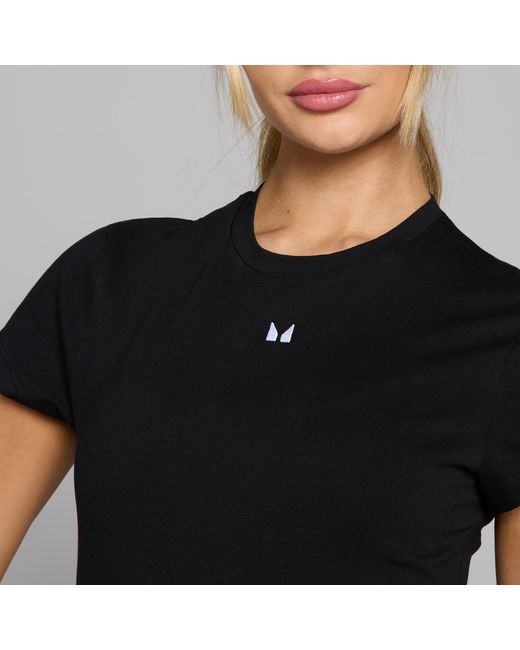 Mp Black Basic Body Fit Short Sleeve T-shirt