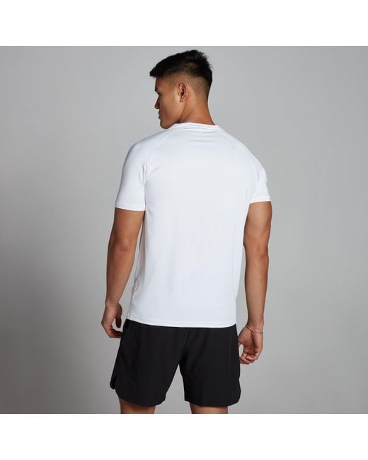 Mp White Training Short Sleeve T-shirt for men