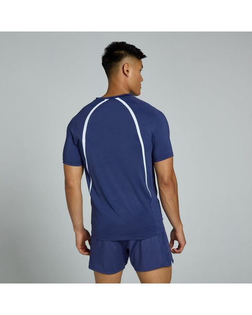 Mp Blue Teo Panel T-Shirt for men