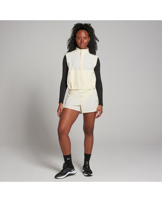 Mp White Double Layer Shorts