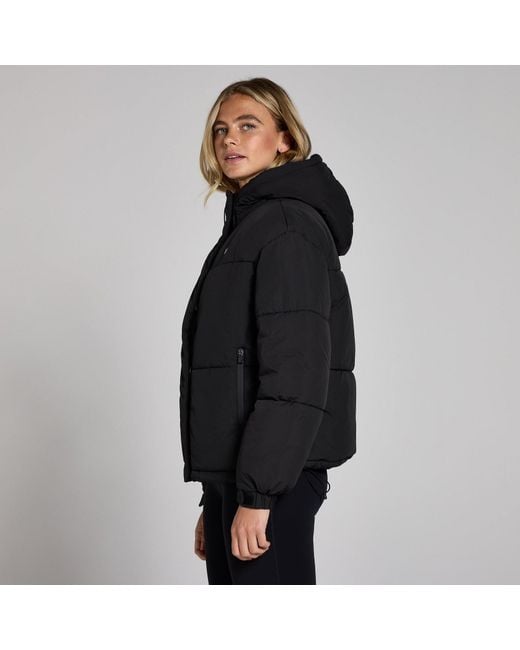 Mp Black Short Padded Puffer Jacket