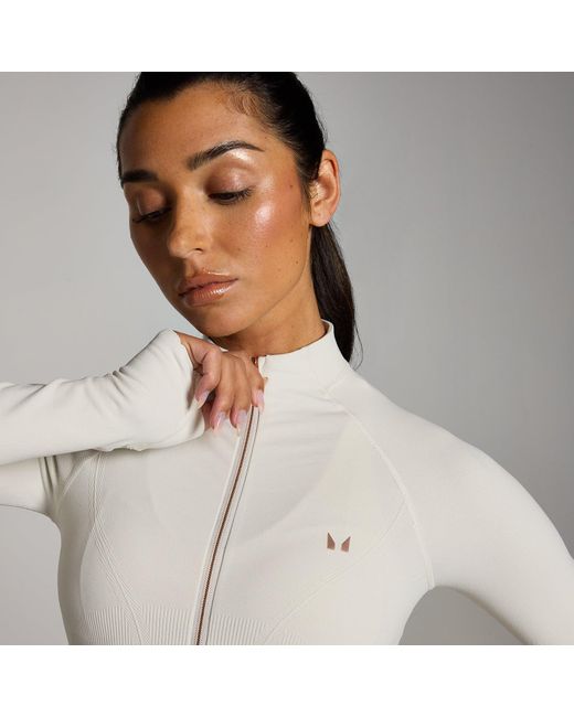 Mp Gray Teo Ultra Seamless Zip Up Jacket