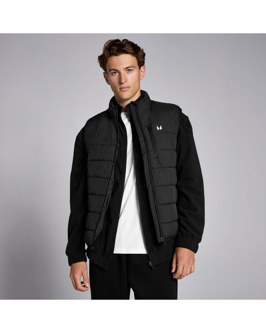 Mp Black Light Padded Gilet for men