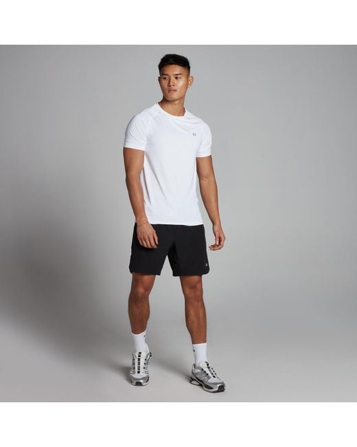 Mp White Training Short Sleeve T-shirt for men