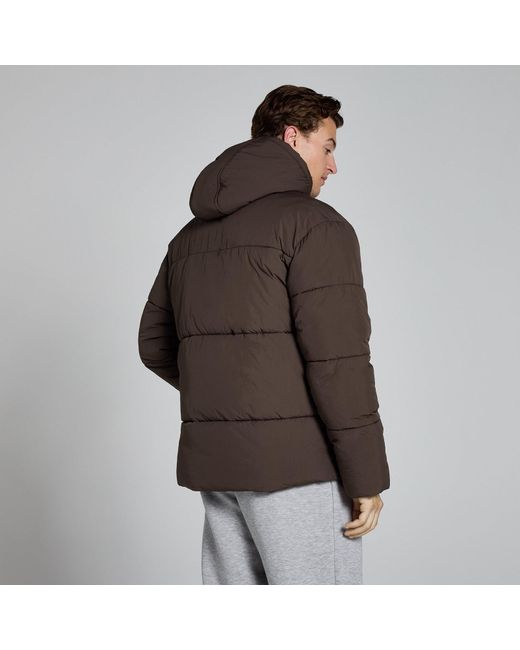 Mp Brown Short Puffer for men