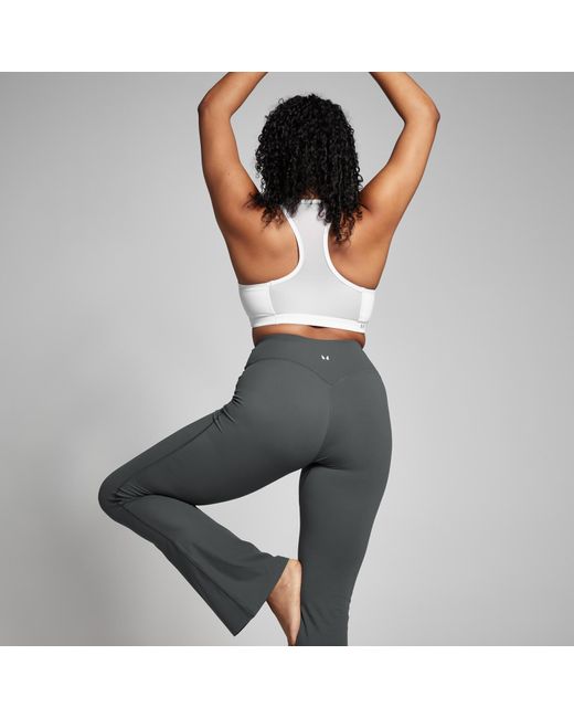 Mp Gray Teo Flared Leggings