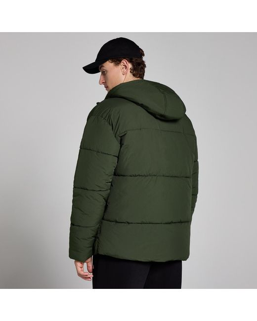 Mp Green Short Puffer for men