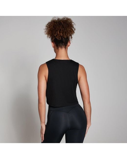 Mp Black Training Cropped Vest
