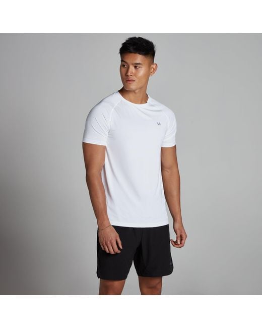 Mp White Training Short Sleeve T-shirt for men
