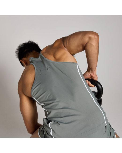 Mp Gray Teo Binding Vest for men