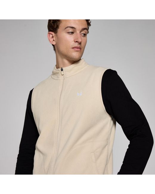 Mp Natural Gilet Fleece for men