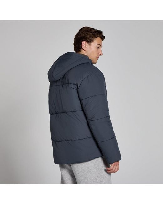 Mp Blue Short Puffer for men