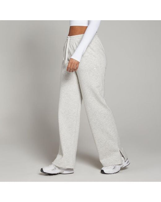 Mp Gray Basics Straight Leg Joggers