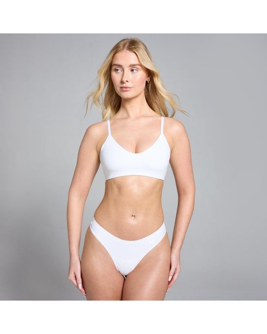 Mp White No Vpl Bra