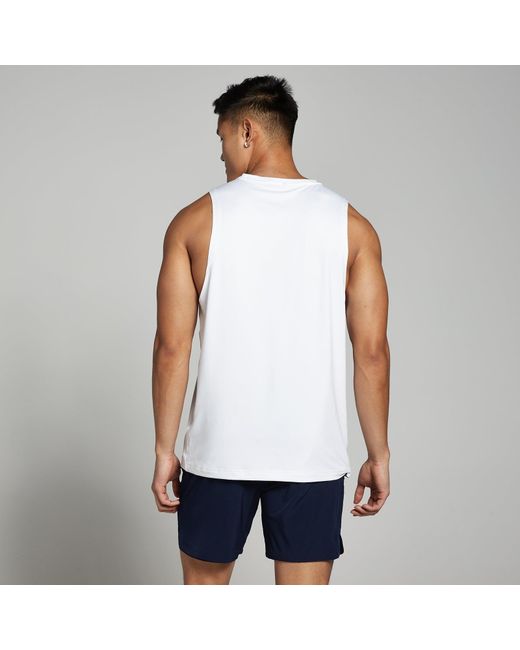 Mp White Training Tank Top for men