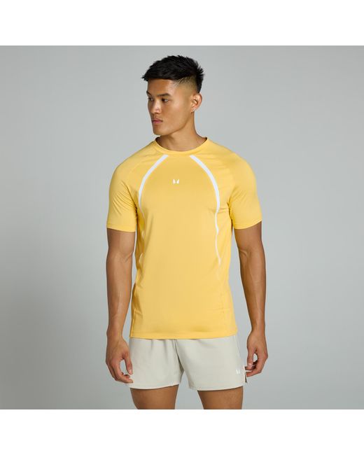 Mp Yellow Teo Panel T-Shirt for men