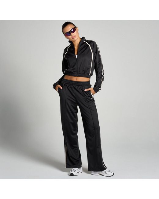 Mp Black Tricot Track Jacket