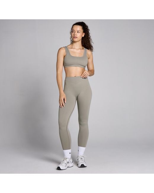 Mp Gray Lifestyle Waffle Seamless Leggings