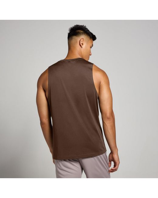 Mp Brown Training Tank for men