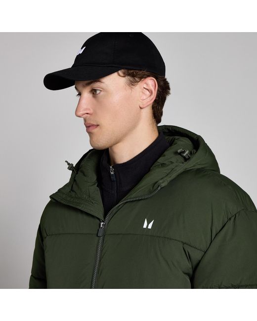 Mp Green Short Puffer for men