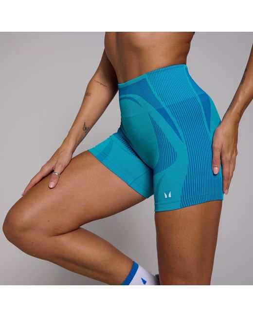 Mp Blue Teo Seamless Hybrid Shorts