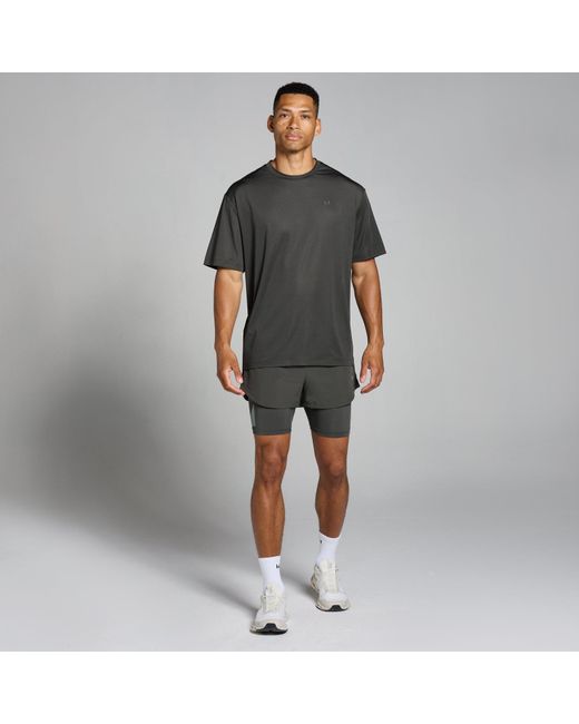 Mp Black Teo Oversized Mesh Training T-Shirt for men