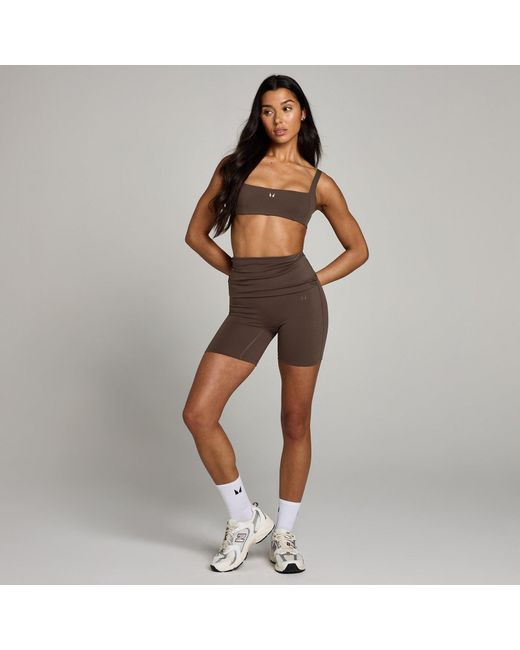 Mp Brown Studio Fold Over Short