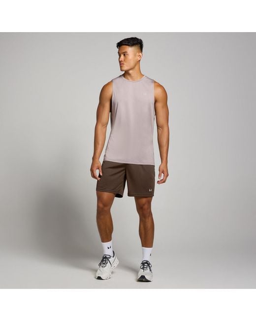 Mp Brown Lightweight Training Shorts for men