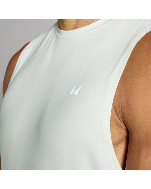 Camiseta De Tirantes De Entrenamiento Para Hombre De Mp de hombre de color White