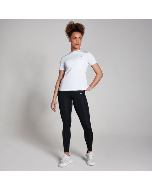 Mp White Training Short Sleeve T-shirt
