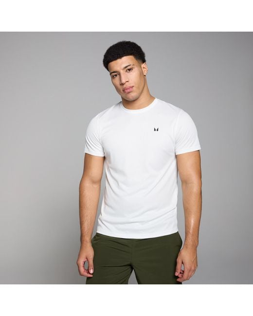 Mp White Grid Training T-Shirt for men