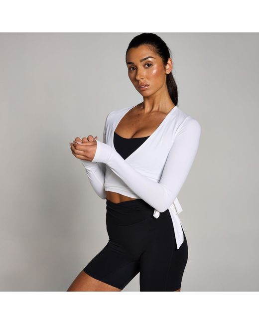 Mp Black Teo Wrap Top