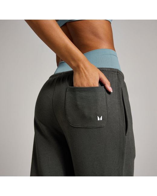 Mp Gray Teo Mid-Rise Straight Leg Joggers