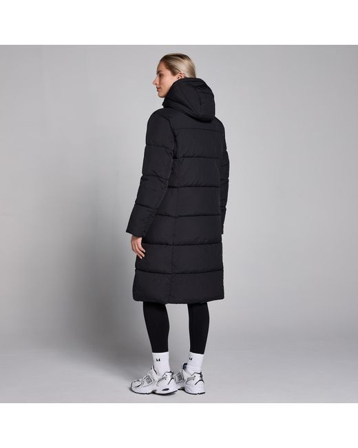 Mp Black Long Padded Puffer Jacket