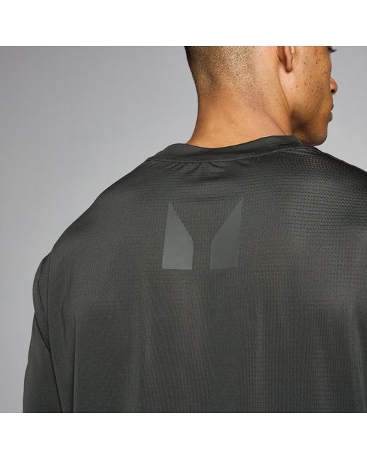Mp Black Teo Oversized Mesh Training T-Shirt for men