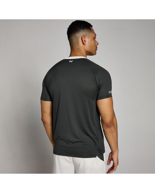 Mp Gray Teo Gridded Training Shirt for men