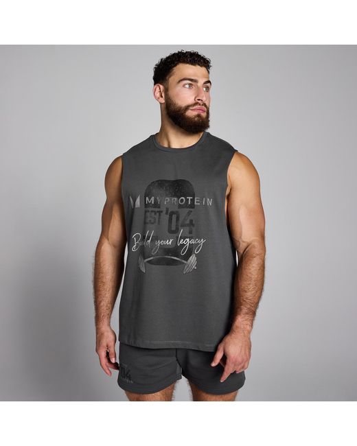 Mp Gray Origin Graphic Vest for men