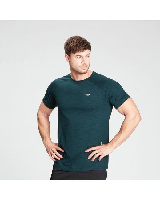 Mp Blue Performance Short Sleeve T-shirt for men