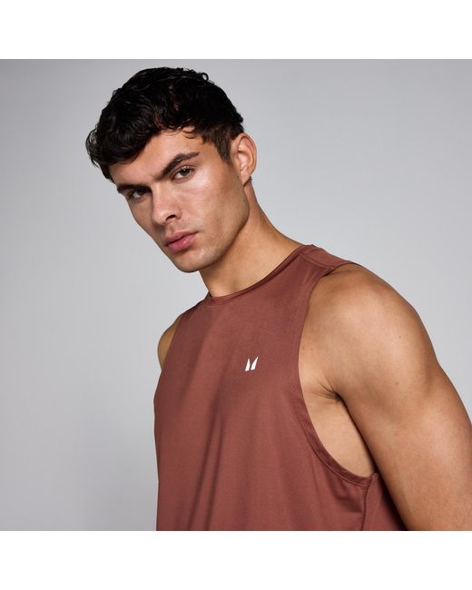Mp Red Training Tank for men