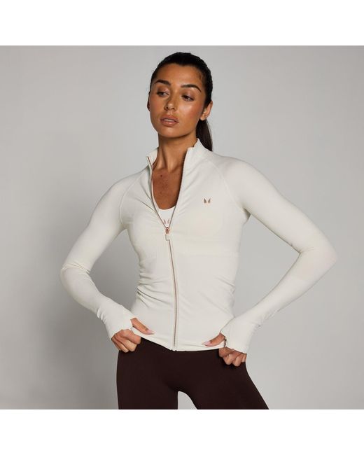 Mp Gray Teo Ultra Seamless Zip Up Jacket