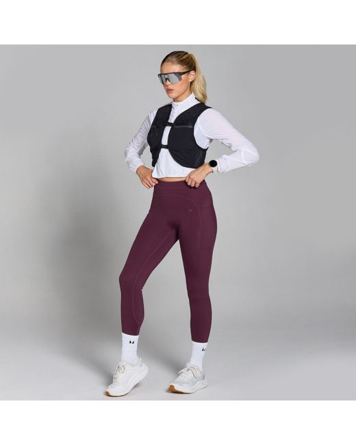 Mp Purple Velocity Pocket Leggings