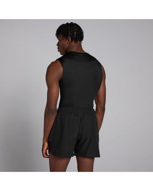 Mp Black Coression Tank Top Vest for men
