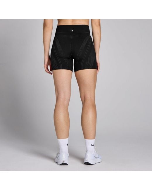 Mp Black Teo Seamless Linear Shorts