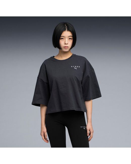 PUMA Blue X Hyrox World Cropped Tee